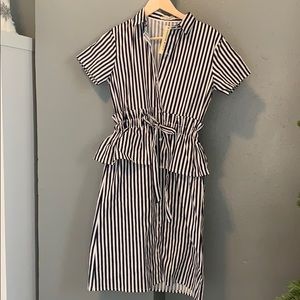 Kingdom and state stripe dress